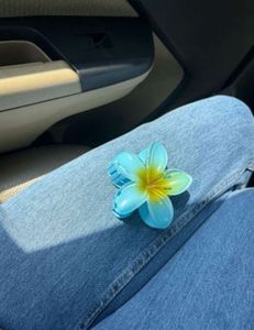Floral Hair Claw Clip - Set of 2