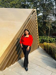 Women Stylish Black Solid Trouser
