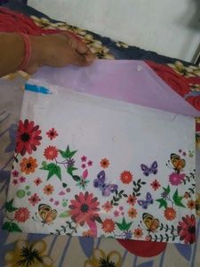 Floral Butterfly File Folder
