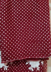 Maroon Saree❤