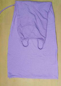 Spaghetti Strap Back Lace-Up Midi Split Dress