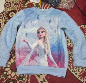 Elsa Frozen Sweater For 7 To 12 Years