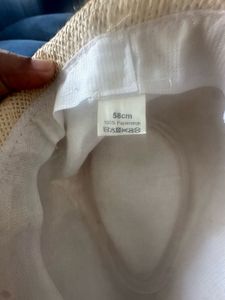 Sustainably Made Straw Hat With Leather Details
