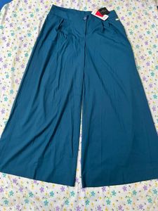 New Stylish Blue Wide Leg Pants