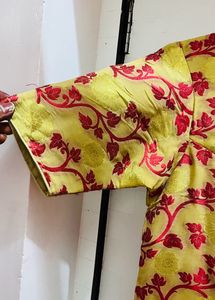 Golden And Pink Designer Kurta For Women
