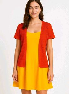 Open-Front Lace Shrug