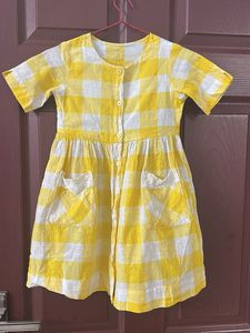 Yellow Gingham Dress