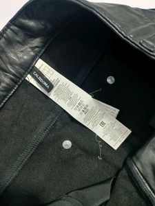 Black Faux Leather Skinny Pants