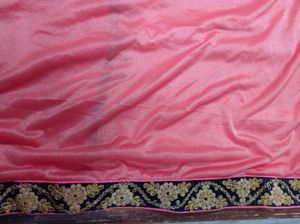Gorgeous Pink Designer Saree with Blouse