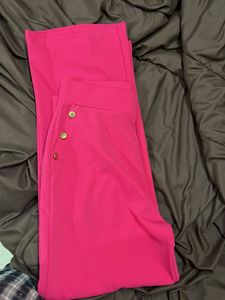 Pink Wide Leg Pants