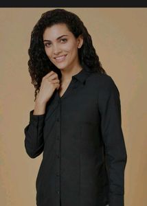 Classic Black Button-Down Shirt