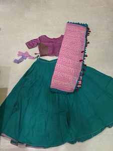 Navratri Set Ghagra Blouse And Dupatta
