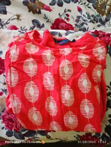 Coral Printed Kurthi