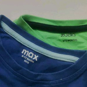 Kids Max &amp; Zudio Tshirt (12 Months)
