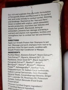 Bella Vita Organic Growth Protein Hair Shampoo