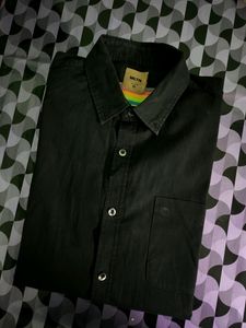 MLTN Black Shirt For Men (Size M)
