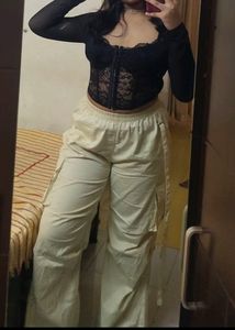 Solid Parachute Trouser