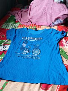 Blue Graphic T-Shirt