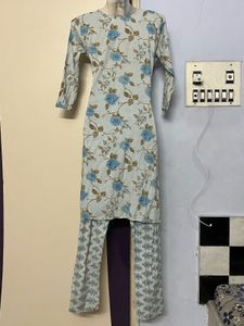 Floral Print Kurti Set