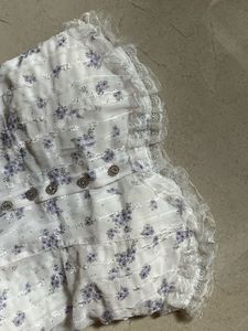 Cute Pinterest Floral Corset Top