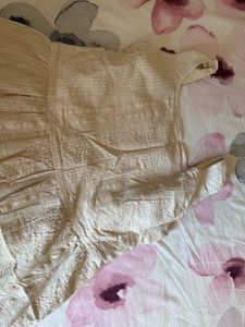 Cream Tiered Maxi Dress