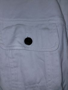 Authentic Ralph Lauren White Denim Jacket
