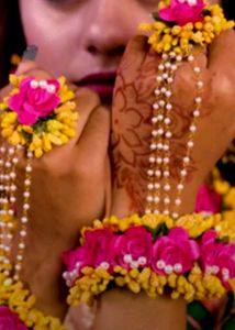 Haldi Jewellery For Bride