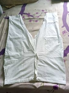 White Casual Pencil Pant With Two Pocketes