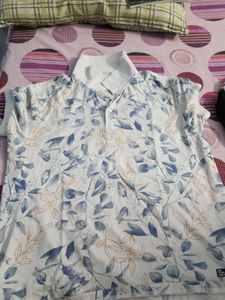 Floral Print Polo Shirt