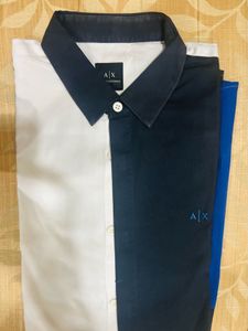 A|X Armani Exchange Color Block Shirt