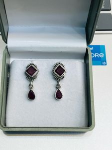 pure silver earrings 925✅