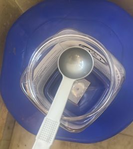 Container Jar With Spoon