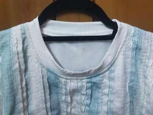 Cute Blue &amp; White Top