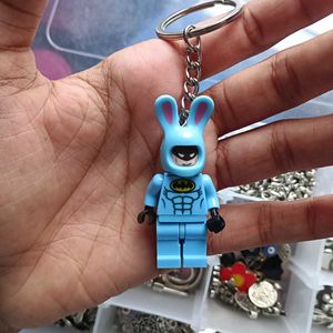 Lego Bunny Batman Keychain