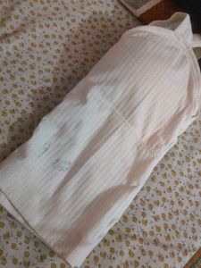 White Cotton Bra