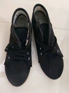 Black Canvas Shoes