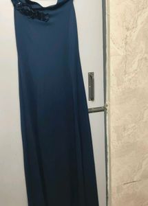 Elegant Blue Maxi Dress