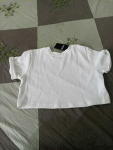White Crop Top