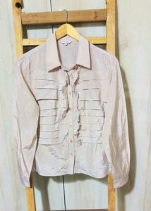 Beige Colour Designer Shirt Size-36-38
