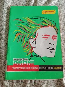 MS Dhoni Used  Notebook