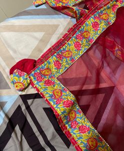 POMCHA Jaipuri Straight Cotton Suit (Set of 3)