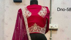 Red Bridal Lehenga with Intricate Embroidery