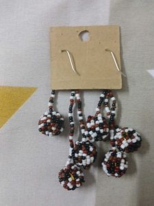 Beaded Drop Earrings
