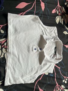 White Crop Top