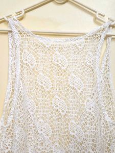 Imported White Lace Tank Top