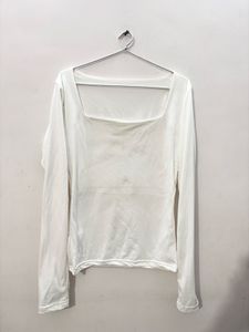 White Long Sleeve Top