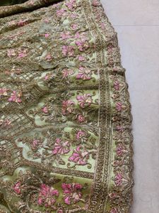 Embroidered Lehenga Skirt &amp; Dupatta Set