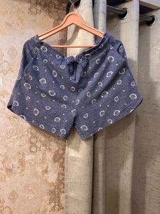 Cute Print Lounge Shorts, Waist-34