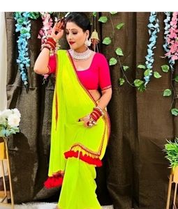 Trending saree with Blouse