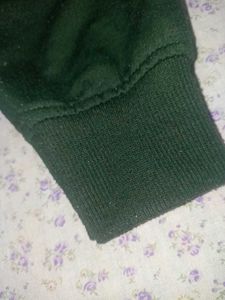 Nike cropped Air Green hoodie